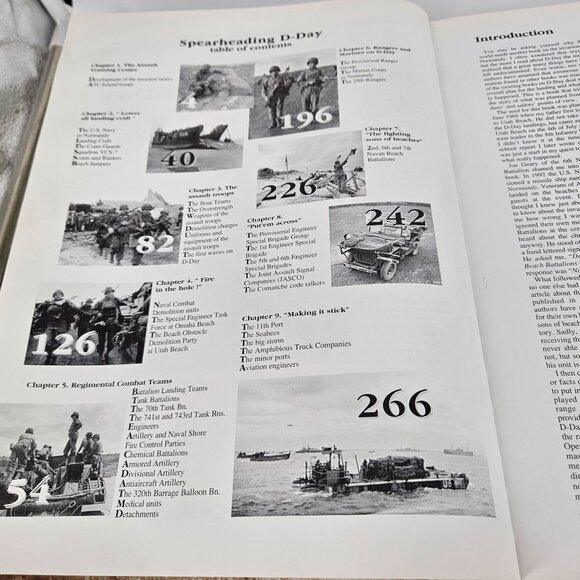 Spearheading D-Day Book American Special Units Normandy WWII 1944 Hardcover Mili - Picture 4 of 13